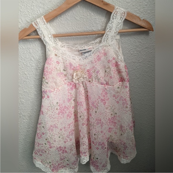🌷RARE🌷VTG 2000s Y2K Mary Kate and Ashley Baby Doll FairyCore Set Top Skirt💫✨ - Picture 4 of 10